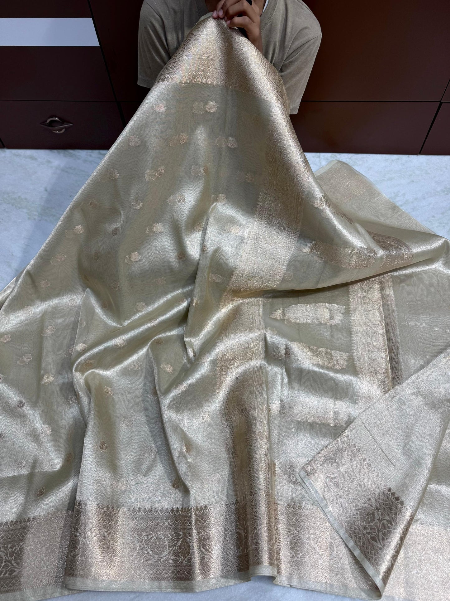 Banarasi tissue silk saree