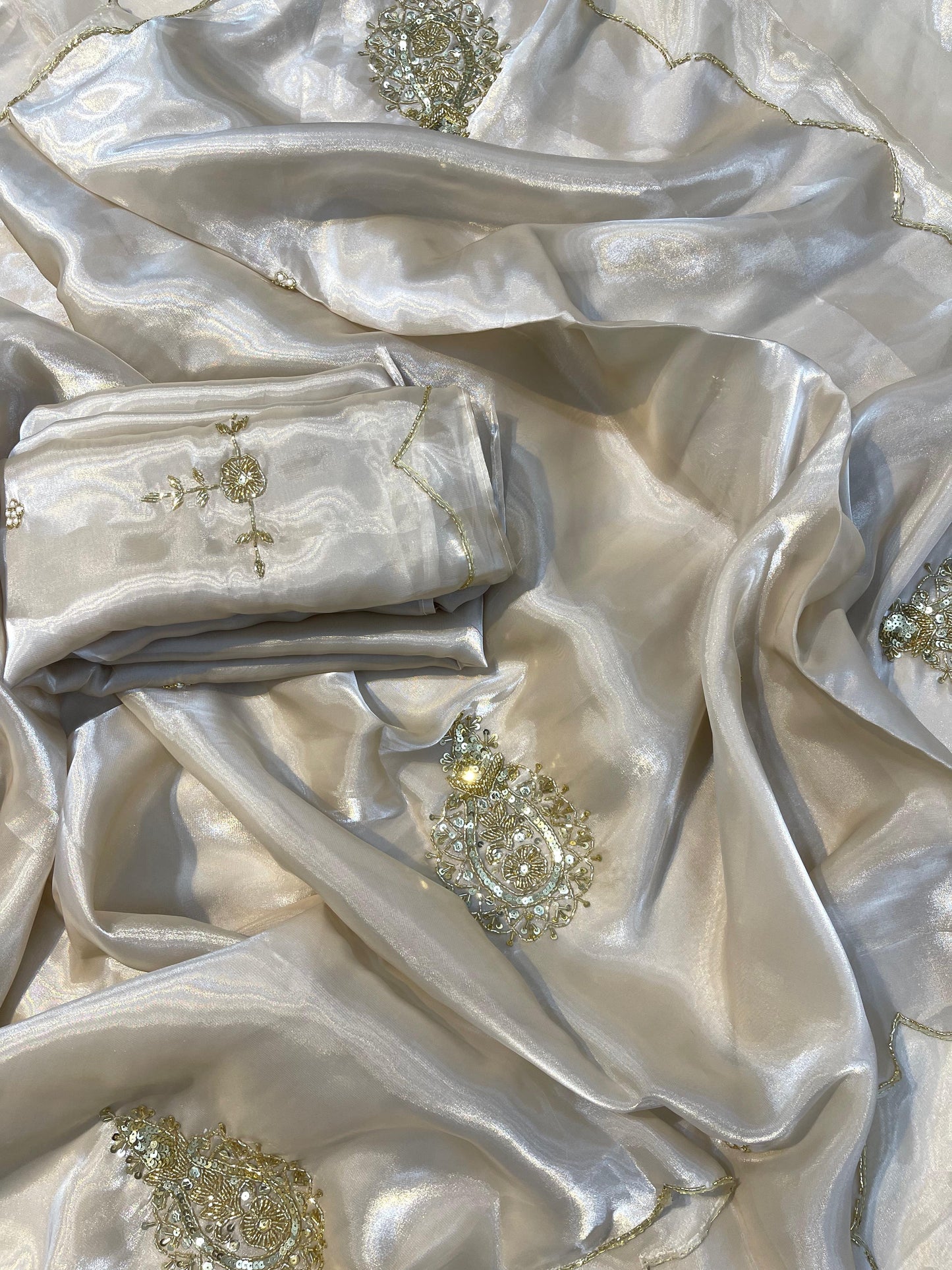 Satin Jimmy Choo Saree