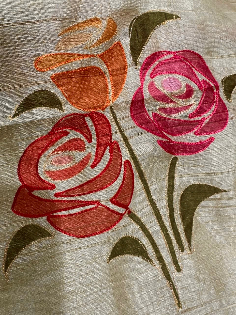 DUSTY LAVENDER PINK Linen Cotton Saree