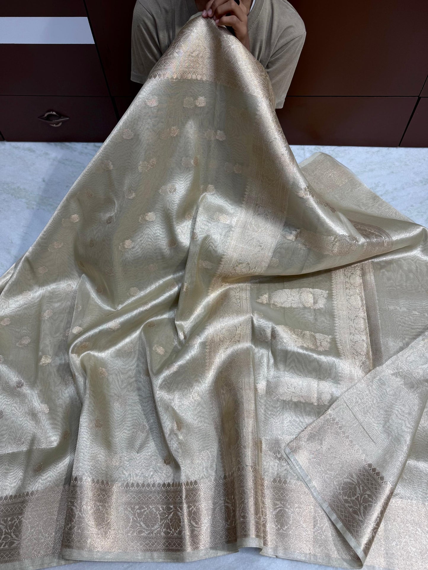 Banarasi tissue silk saree