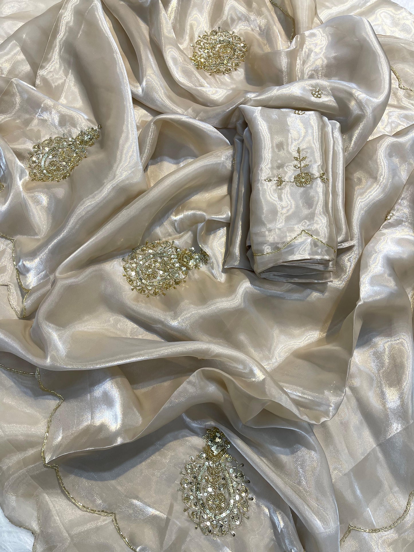 Satin Jimmy Choo Saree
