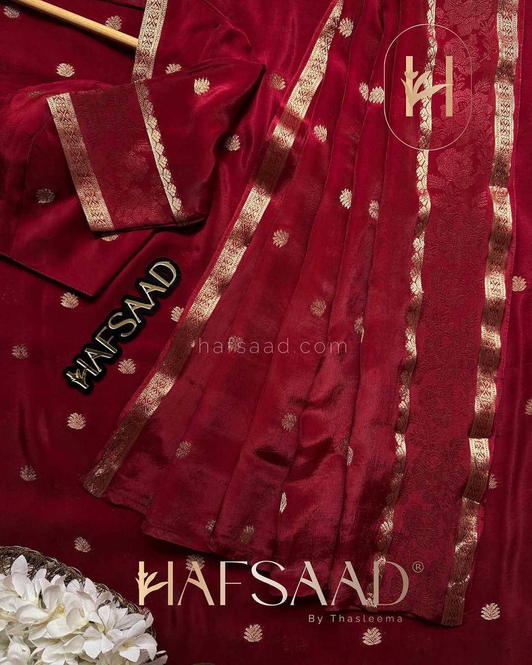 Pure chinon silk saree