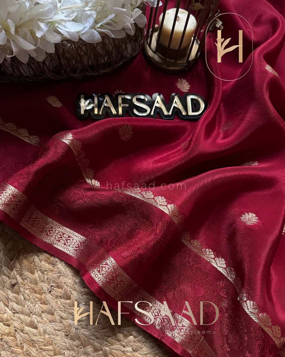 Pure chinon silk saree
