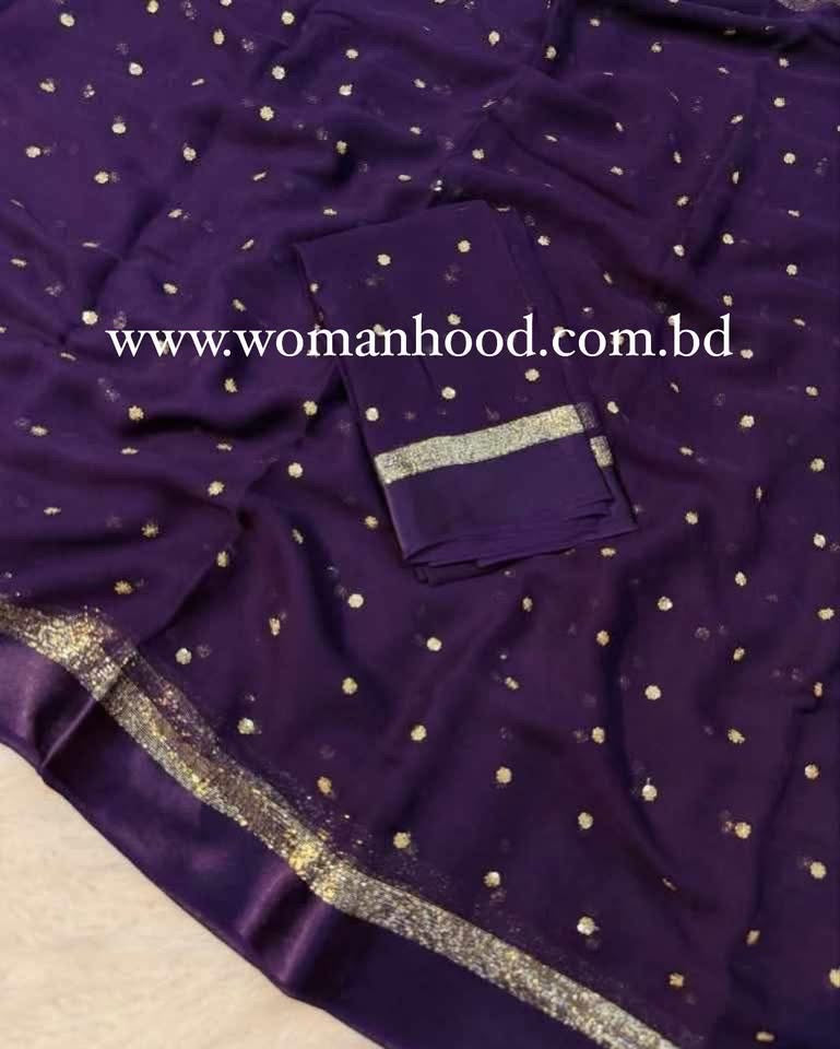 Viscose Georgette Saree