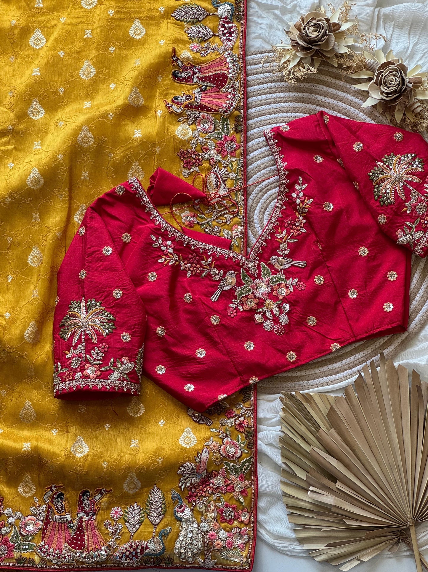 EXCUSLIVE & PREMIUM Silk Saree MUSTARD YELLOW COLOR