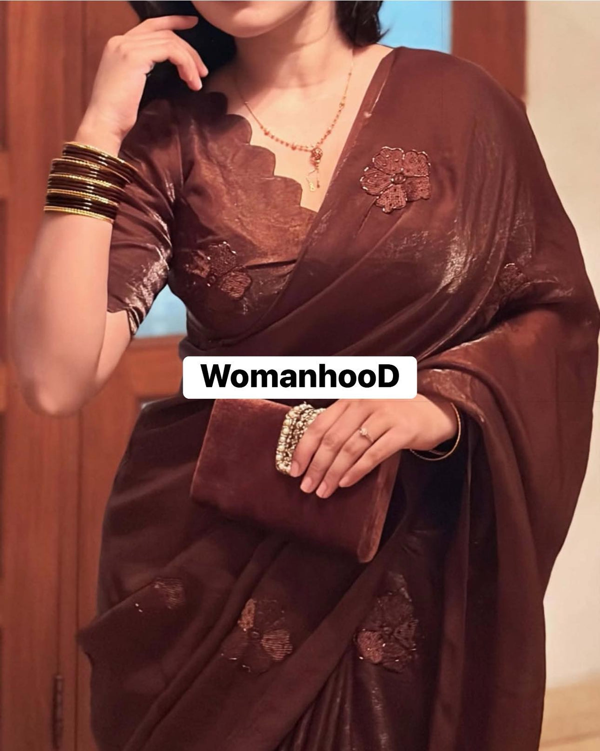 Pure space fendy silk saree