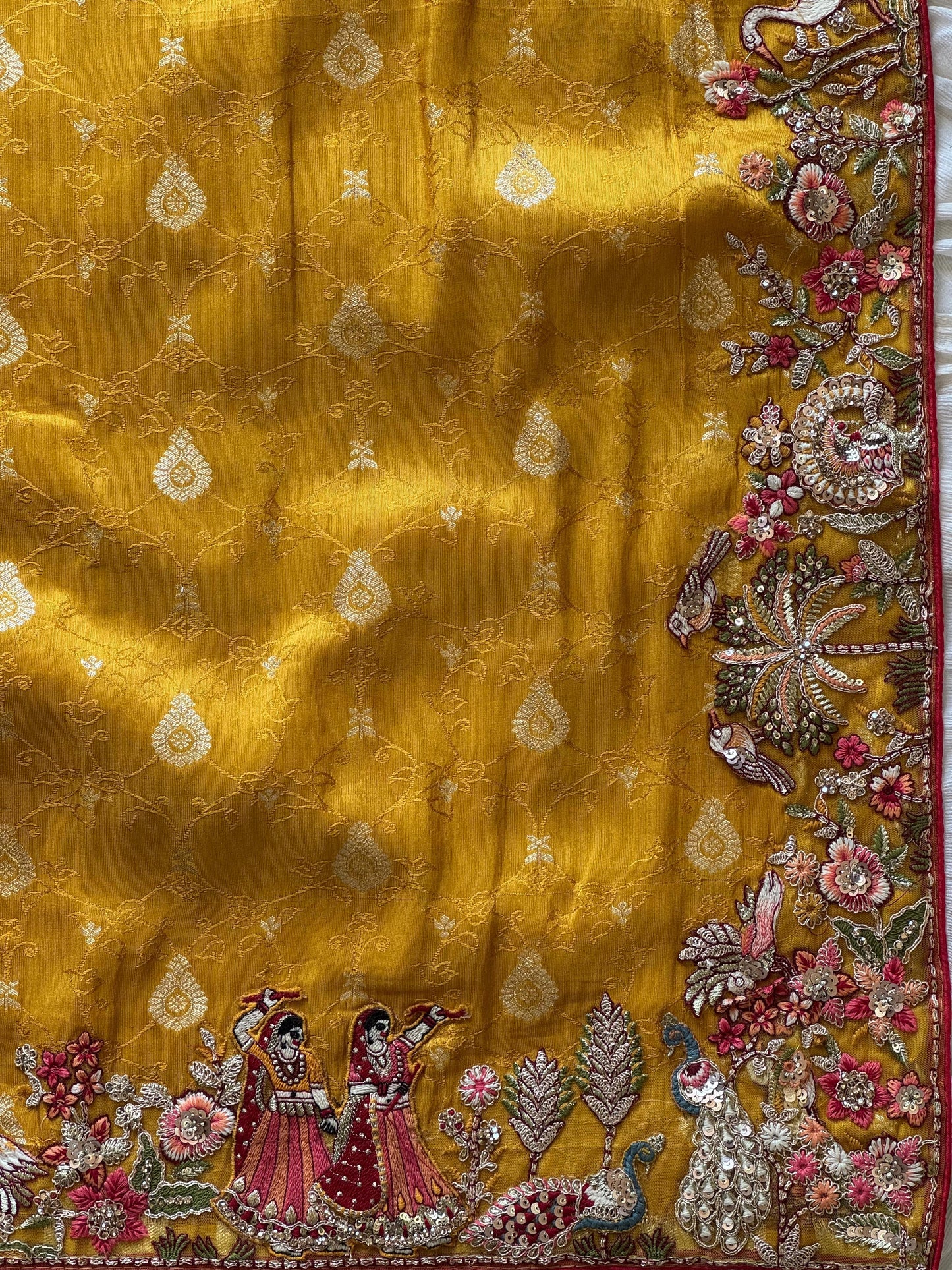 EXCUSLIVE & PREMIUM Silk Saree MUSTARD YELLOW COLOR