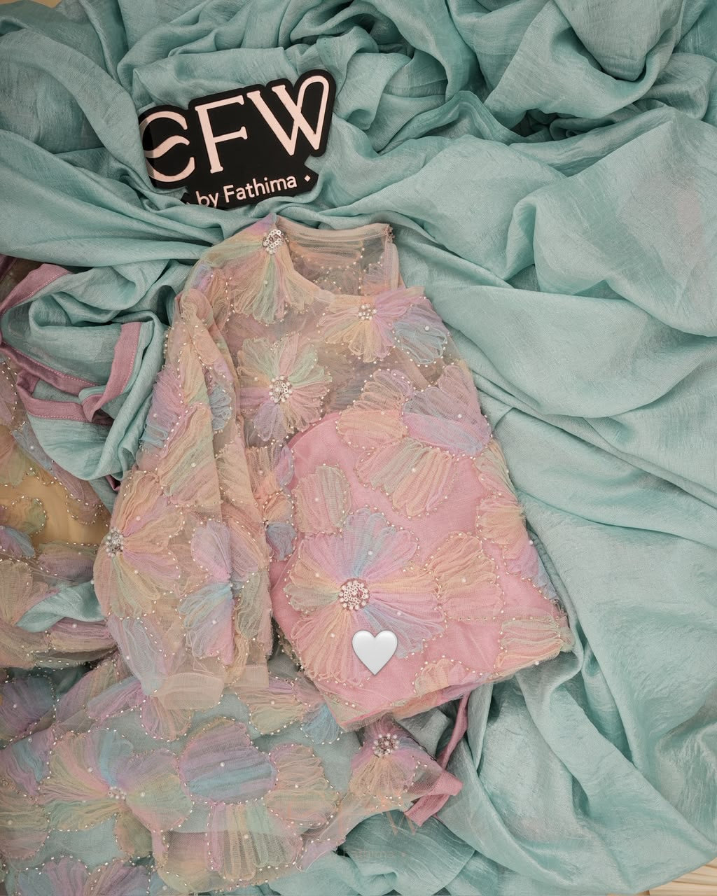 CELESTIA LUXE-PASTEL | unstitched blouse