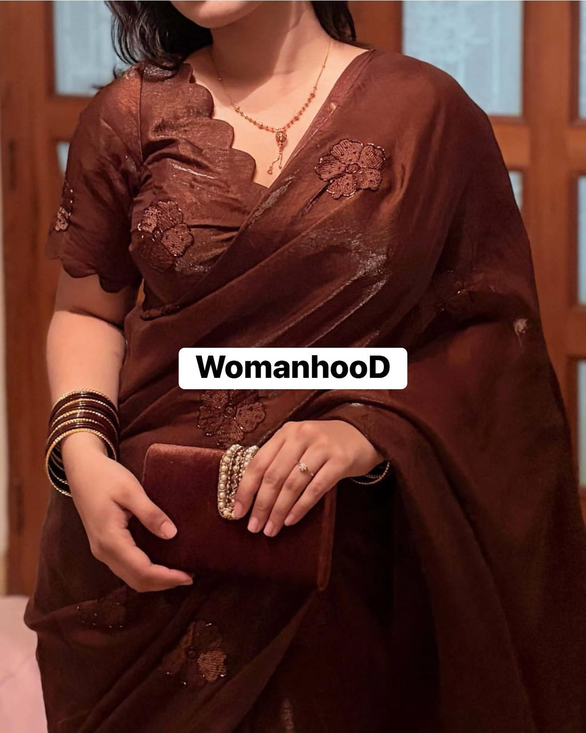 Pure space fendy silk saree