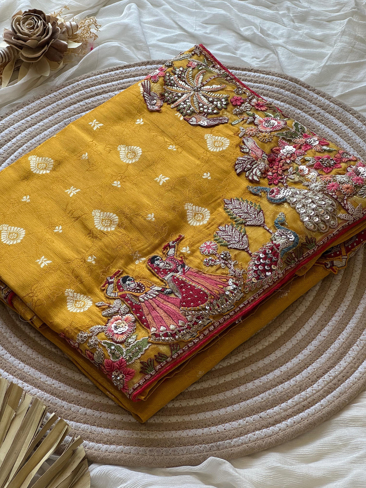 EXCUSLIVE & PREMIUM Silk Saree MUSTARD YELLOW COLOR