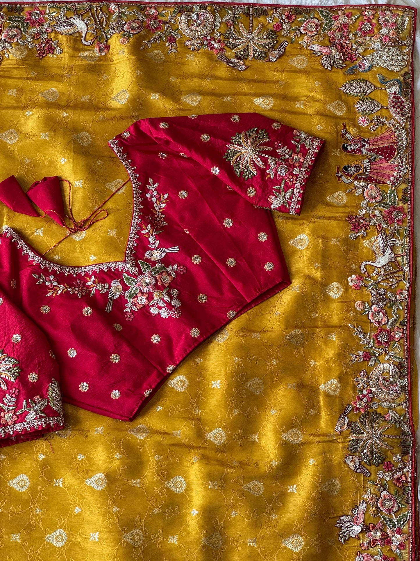 EXCUSLIVE & PREMIUM Silk Saree MUSTARD YELLOW COLOR