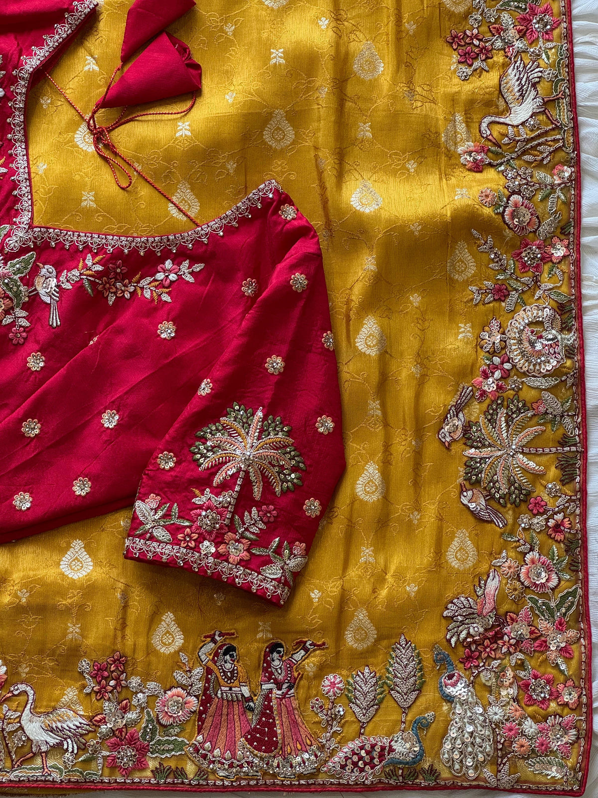EXCUSLIVE & PREMIUM Silk Saree MUSTARD YELLOW COLOR
