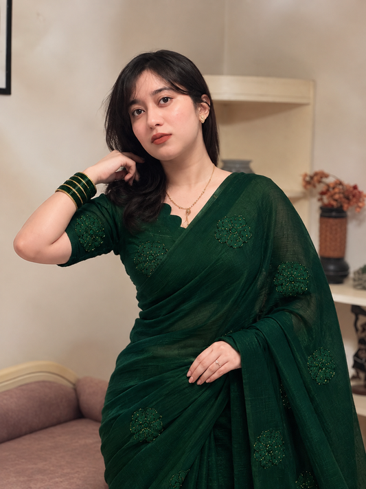 Pure space fendy silk