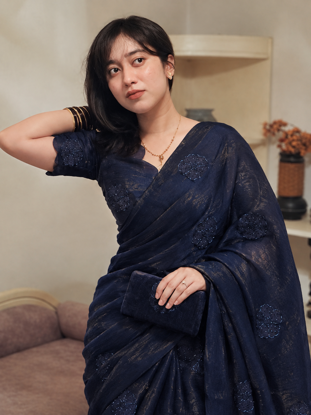 Pure space fendy silk