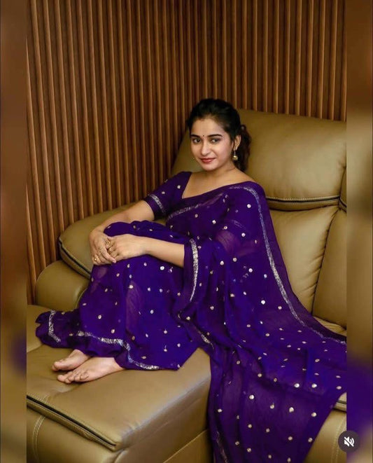 Viscose Georgette Saree