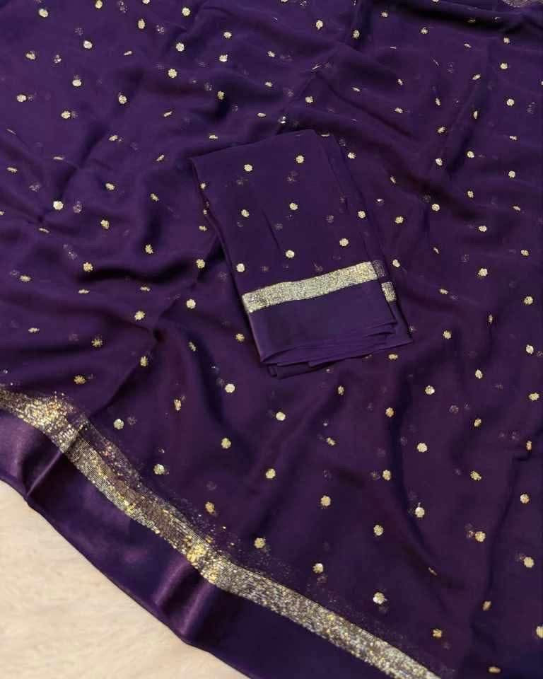 Viscose Georgette Saree