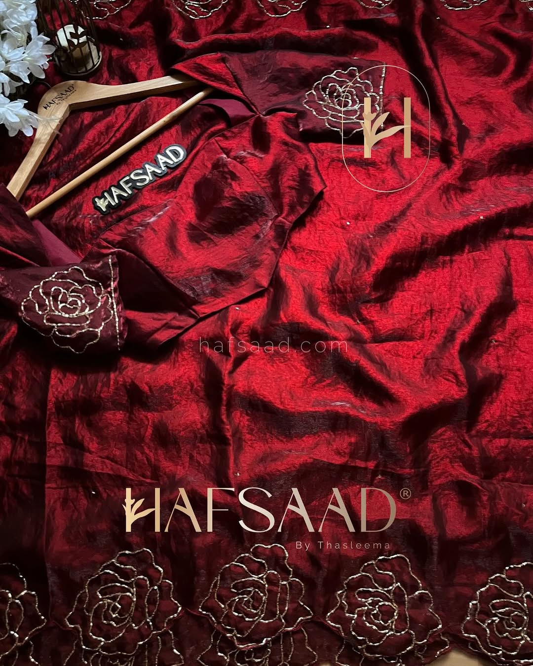 Stardust Satin Silk Saree with Heavy Khatli Work