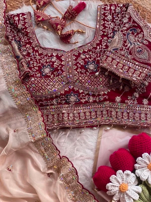 CHAMPAGNE Pink Color Soft Rangoli Silk