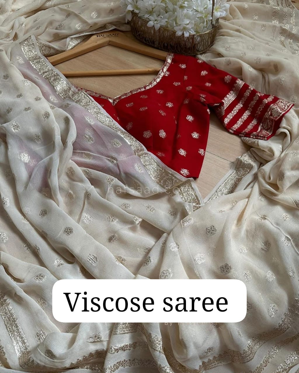 Viscose Georgette Saree