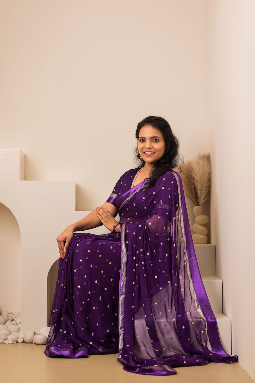 Viscose Georgette Saree