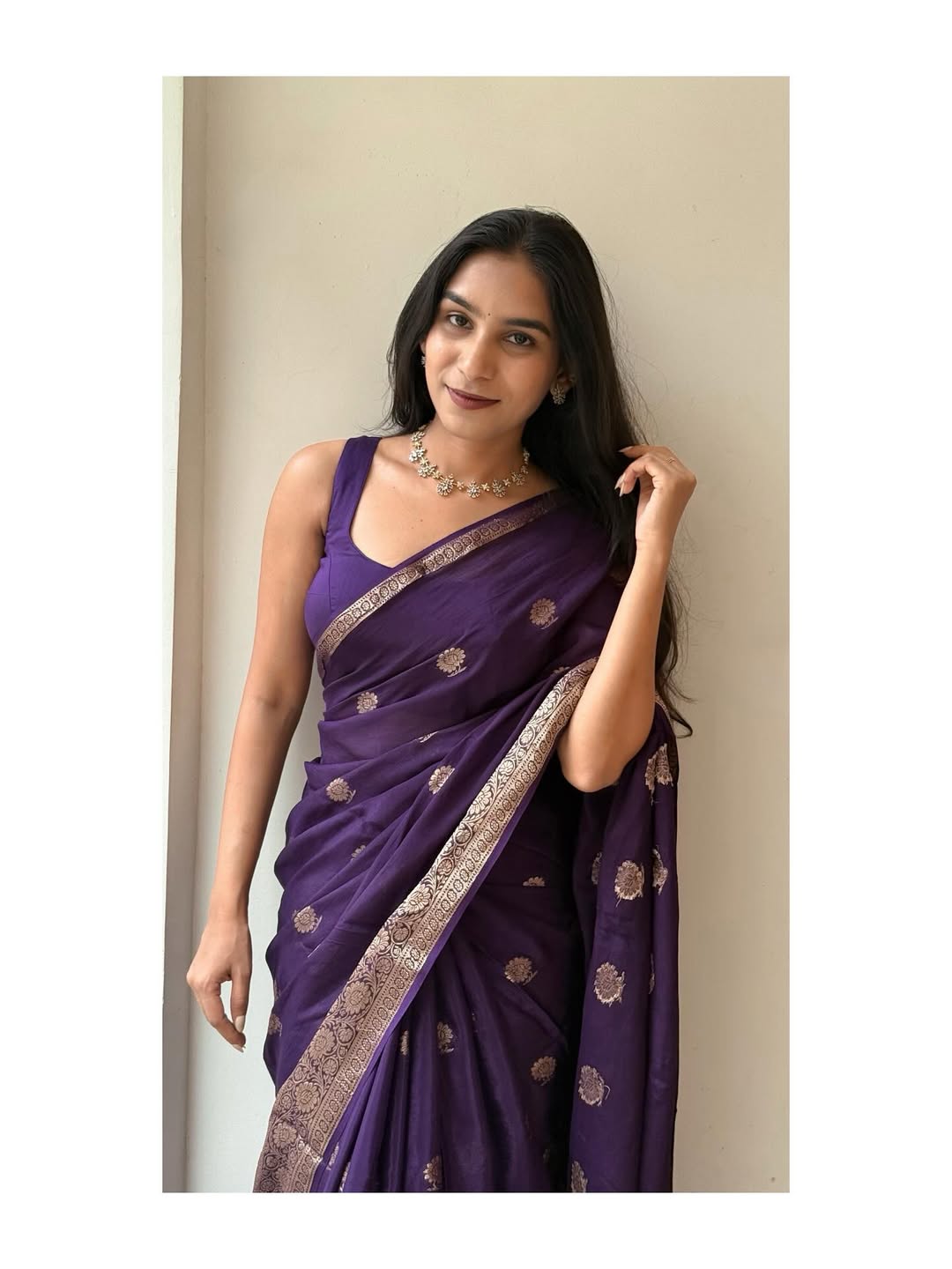 Viscose Crape Silk Heavy Weaving Border