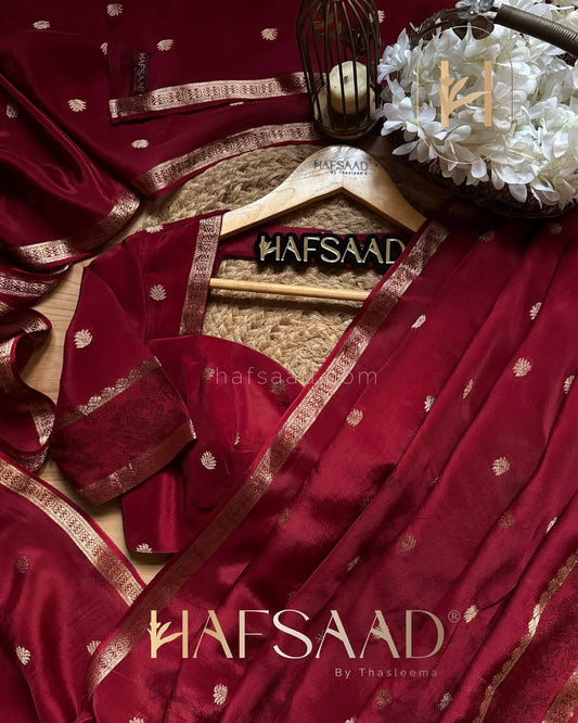 Pure chinon silk saree