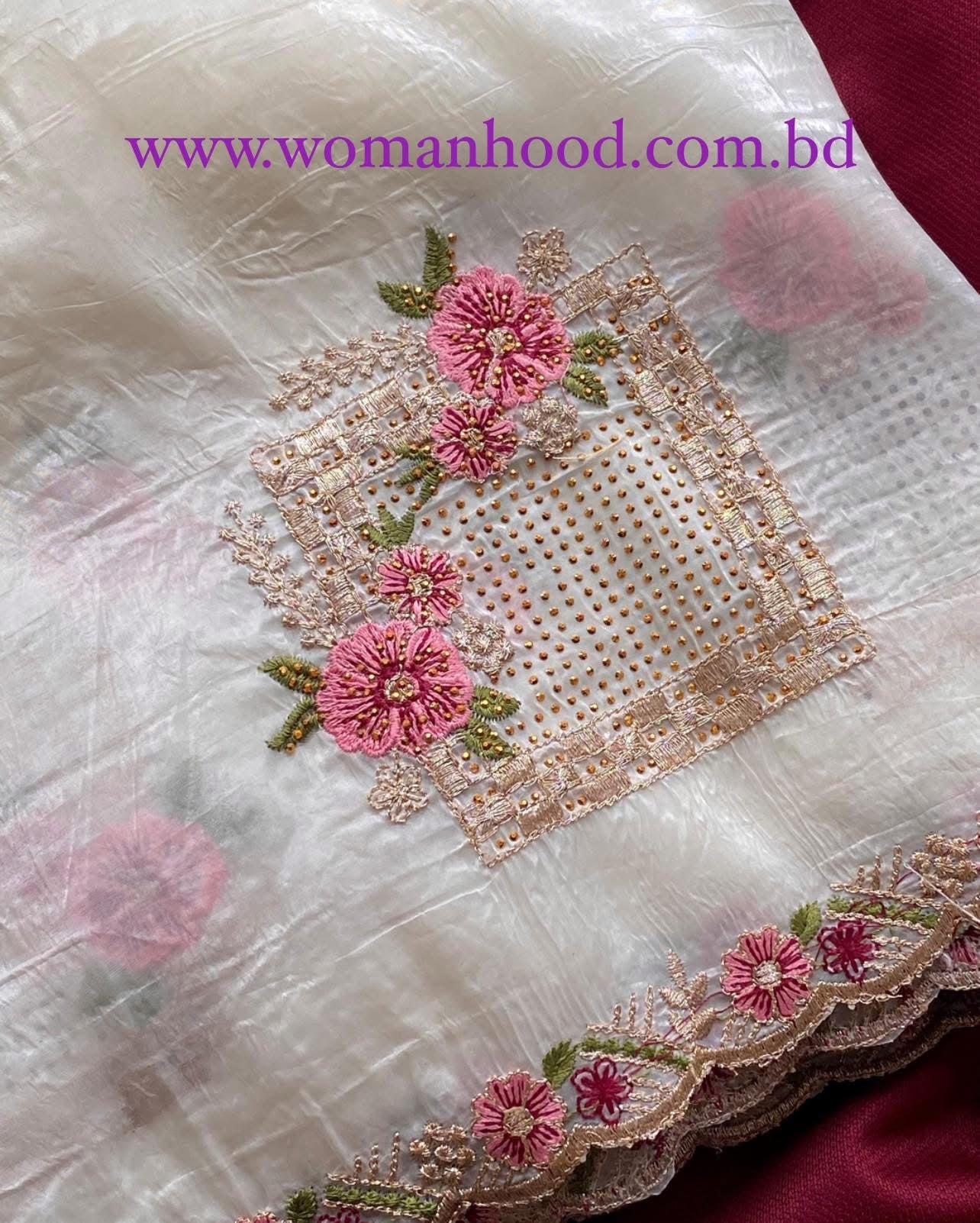 Pure paper silk crush saree