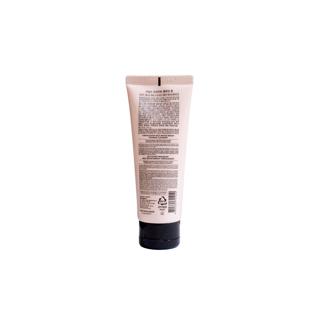 The Face Shop Rice Water Bright Foaming Cleanser 100 ml